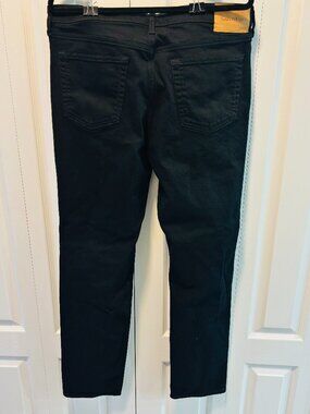 Calvin Klein Slim Jeans Men's 36x34 Black Stretch Denim Classic Casual Pants